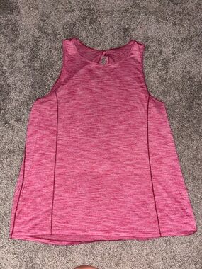 Lululemon Low Key Tank Top Heathered Ruby Red
